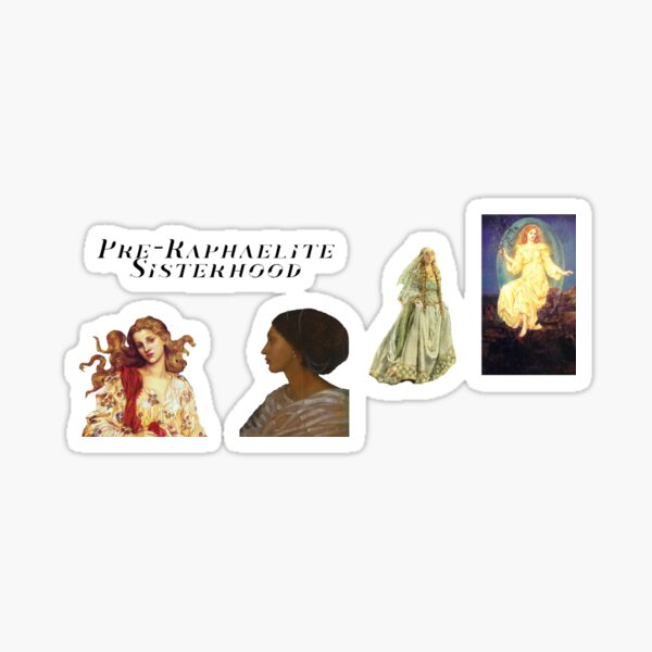 Pre Raphaelite Sisterhood Sticker Sheet Sticker