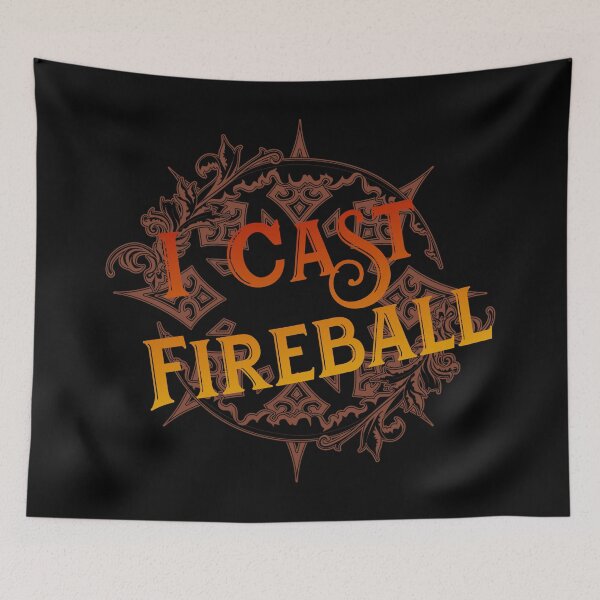 Item preview, I Cast... Fireball designed and sold by DoodleDashCollective.