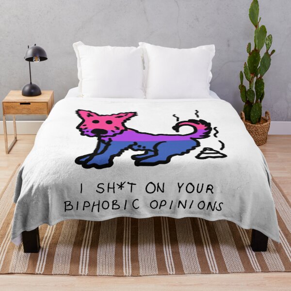 Item preview, I Sh*t on Your Biphobic Opinions designed and sold by HaizyDaizy.