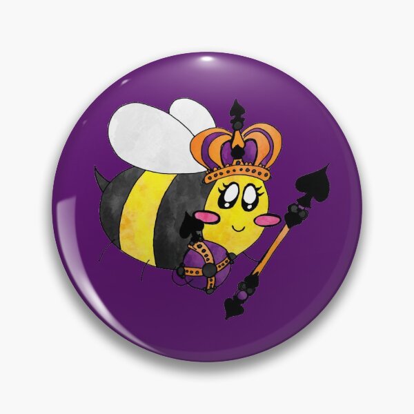 Item preview, Fancy Queen of Spades Bee designed and sold by Bumblefuzzies.