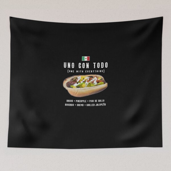 Item preview, Tijuana Los Angeles Mexico Bacon Avocado Jalapeño Hot Dog designed and sold by twHistory.