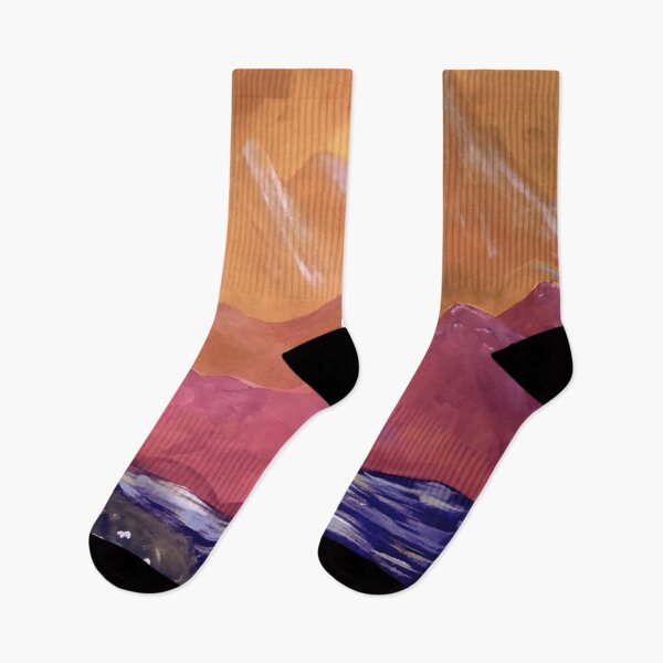 Item preview, sunset mountains designed and sold by RossMakesArt.