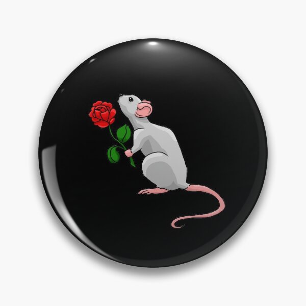 Item preview, Valentine's Day Rat with a Rose designed and sold by HighFives555.