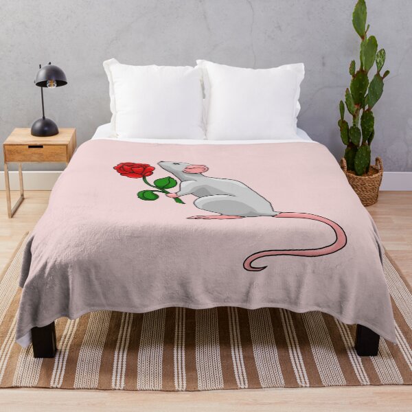 Item preview, Valentine's Day Rat with a Rose designed and sold by HighFives555.