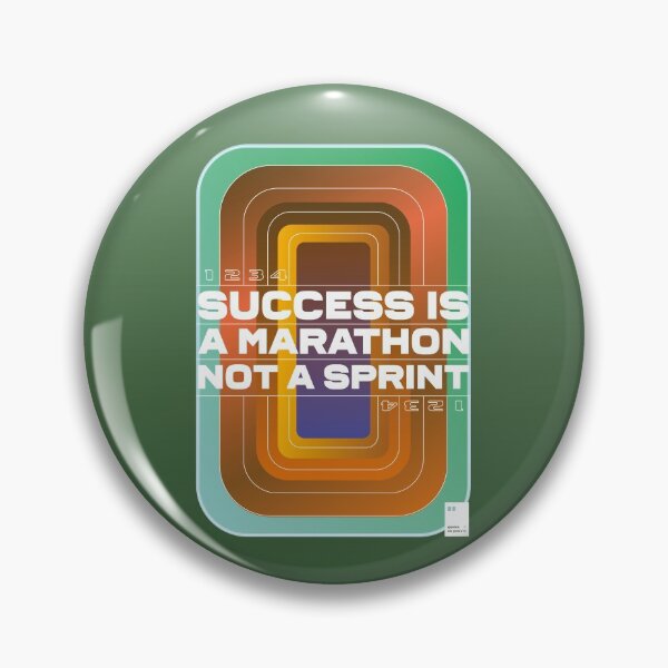 Item preview, Success is a marathon not a sprint designed and sold by quotesonposters.