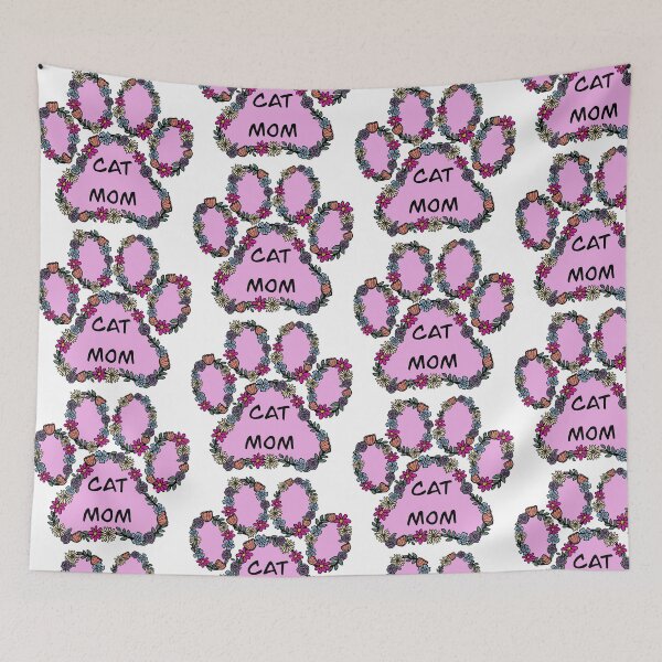 Item preview, Cat mom paw print  designed and sold by aburges5.