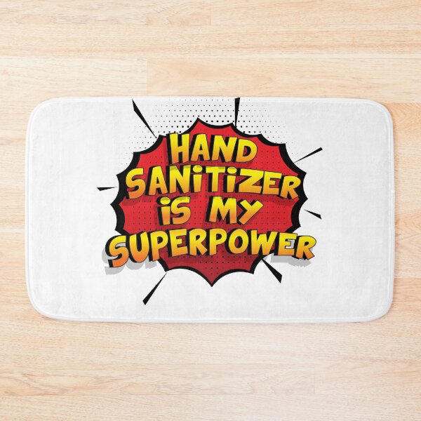 Item preview, Hand Sanitizer is my Superpower Funny Design Hand Sanitizer Gift designed and sold by Custom365.
