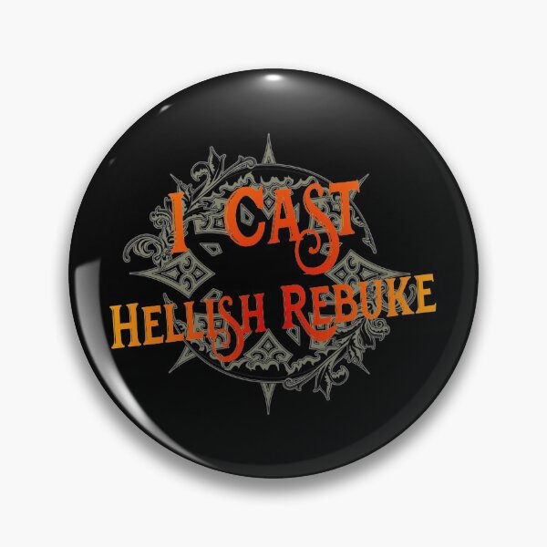 Item preview, I Cast... Hellish Rebuke designed and sold by DoodleDashCollective.