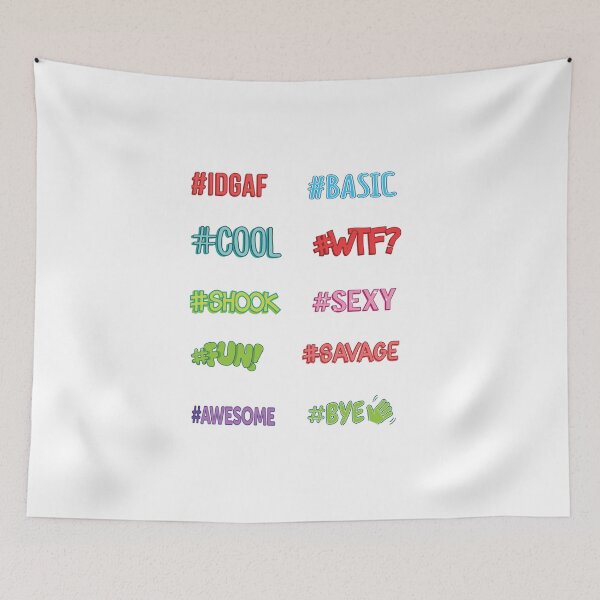 Item preview, Cool hashtags designed and sold by SidTastic .