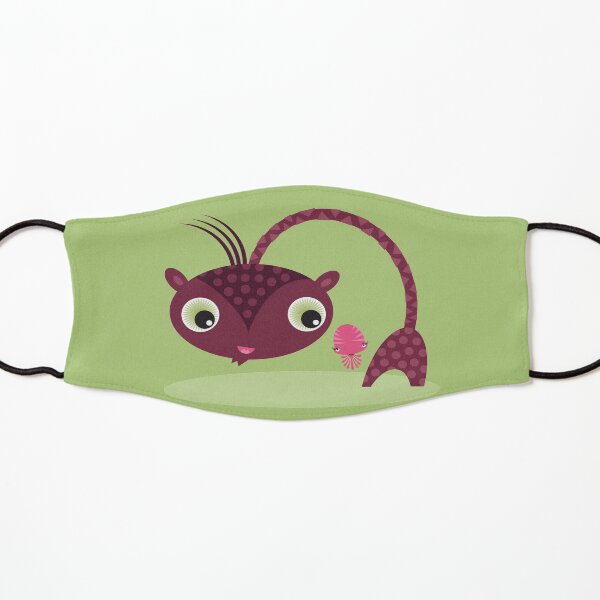 Illustration Kinderzimmer kleine Monster – Pingpong und Isi Maske für Kinder