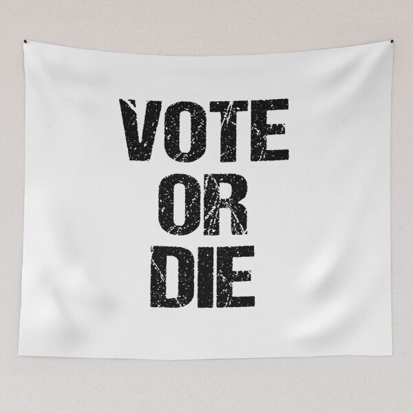 Item preview, VOTE OR DIE designed and sold by Andrea Lina.