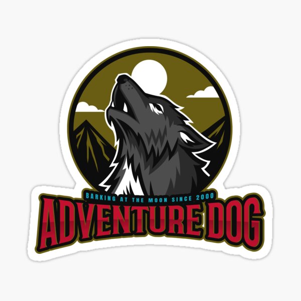 Adventure Dog Sticker