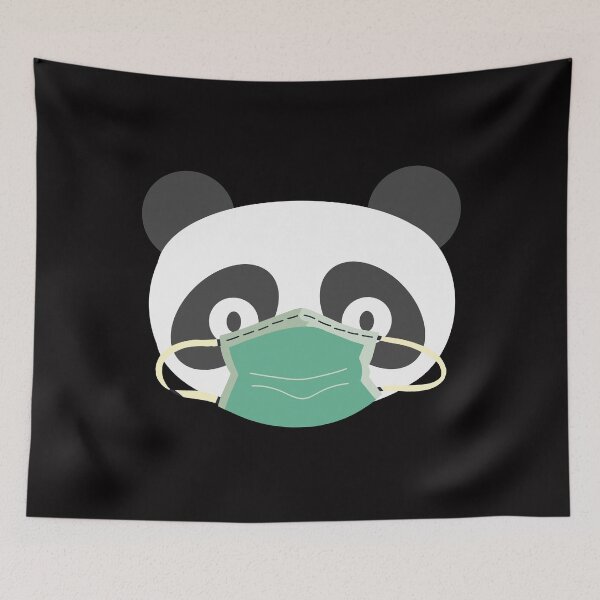 Item preview, Panda with facemask costume designed and sold by crikz.