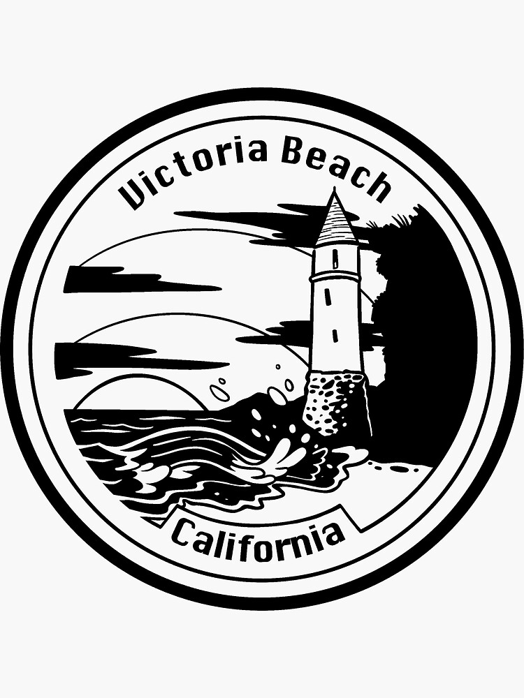 "Victoria Beach " Sticker for Sale by itsbloop Redbubble