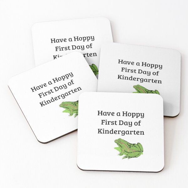 Item preview, Hopping Green Frog First day of School designed and sold by Bliss Find And Design.