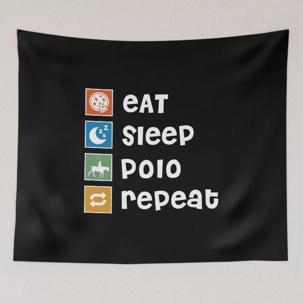 Item preview, Horse Polo. Eat. Sleep. Repeat designed and sold by orlumbuspirate.
