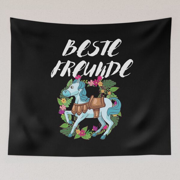 Item preview, Beste Freunde T-Shirt Girls Horse Hobby Gift designed and sold by Two Left Hands Design.