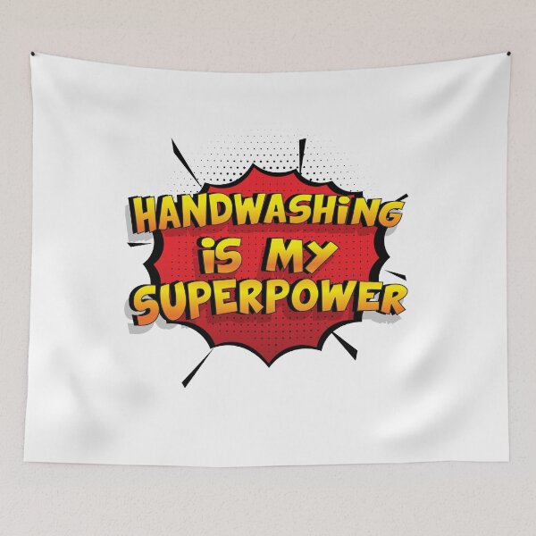 Item preview, Handwashing is my Superpower Funny Design Handwashing Gift designed and sold by Custom365.