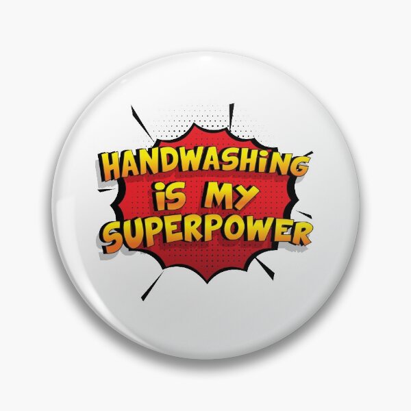 Item preview, Handwashing is my Superpower Funny Design Handwashing Gift designed and sold by Custom365.