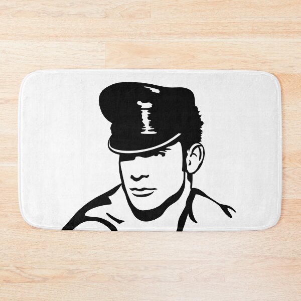 Item preview, Stud, Man with a leather hat. designed and sold by Henrylizarraga.