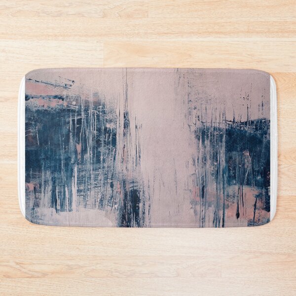 Item preview, Pink blush navy abstract designed and sold by ElaSzczepaniak.