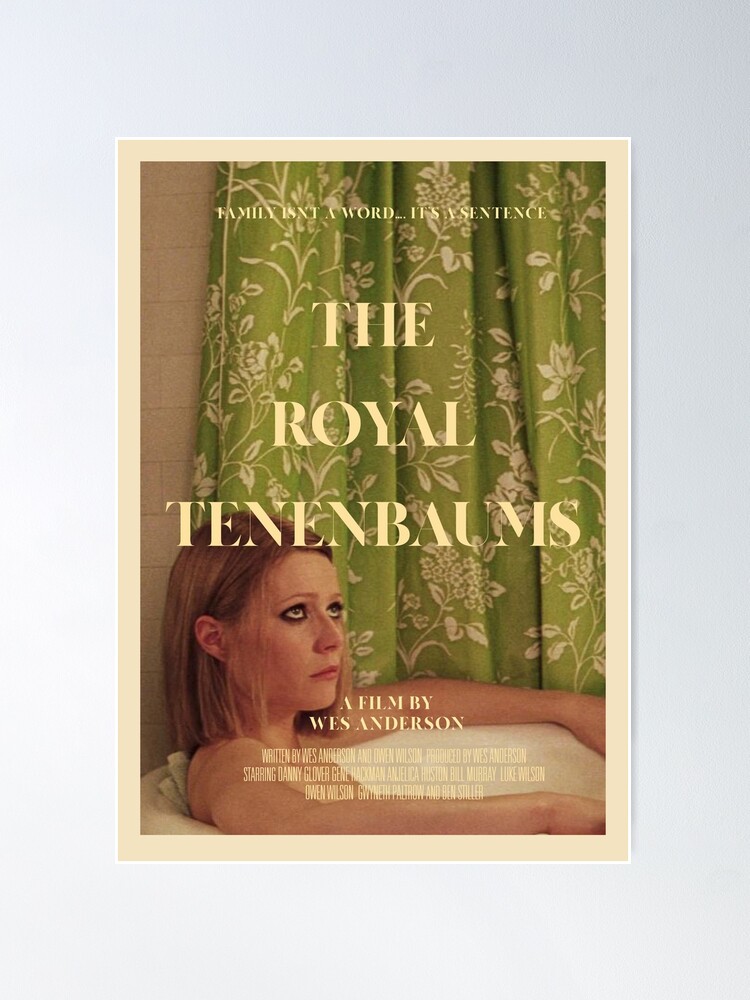 Alternate view of the royal tenenbaums Poster