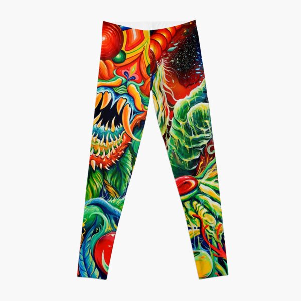 Psychedelic Sun Print Leggings