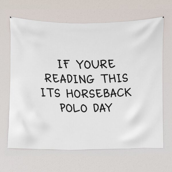 Item preview, Horseback Polo Day. designed and sold by orlumbuspirate.