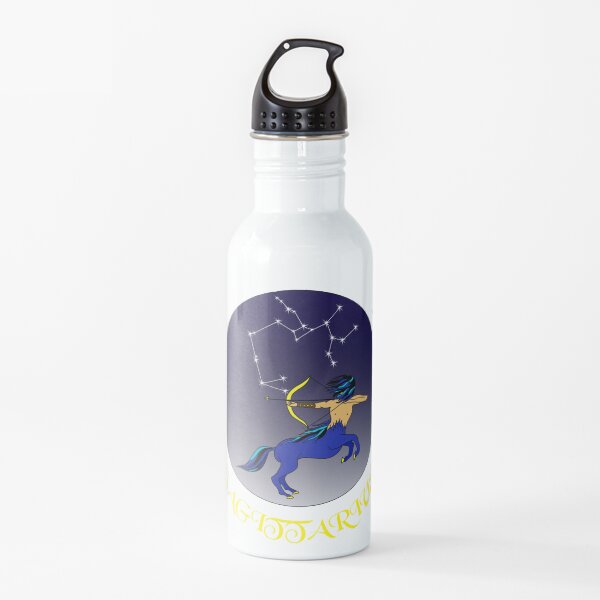 Sagittarius the Archer Zodiac Star Sign Horoscope Water Bottle