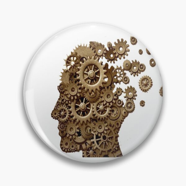 Item preview,  person, mechanism, gear, brain, art designed and sold by Viktoriia Trubiichuk.