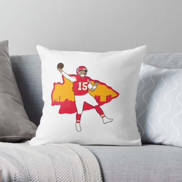 Mahomes #15 Throw Pillow