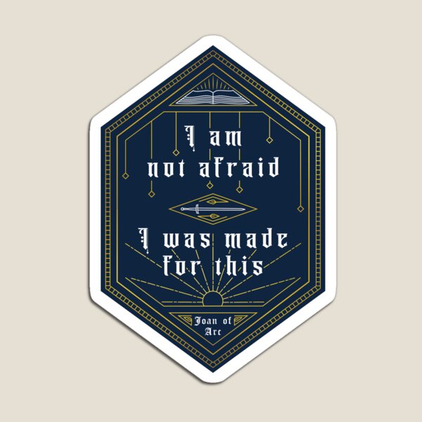 Item preview, Saint Joan of Arc Quote designed and sold by Beltschazar.