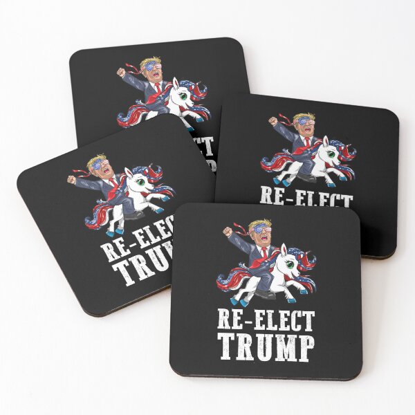 Item preview, Re-Elect Trump American Sunglasses Unicorn Funny Gift designed and sold by BUBLTEES.