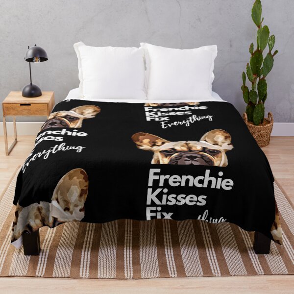 Item preview, French bulldog lovers, frenchie Kisses Fix Everything designed and sold by Collagedream.