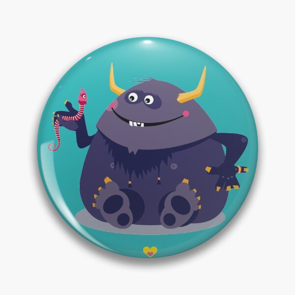 Item preview, Illustration nursery little monsters - Pendi and the evil designed and sold by Pia Kolle.