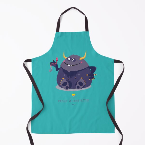 Item preview, Illustration nursery little monsters - Pendi and the evil designed and sold by Pia Kolle.