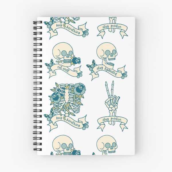 Item preview, death and self care skull designed and sold by TheFirstMayDay.