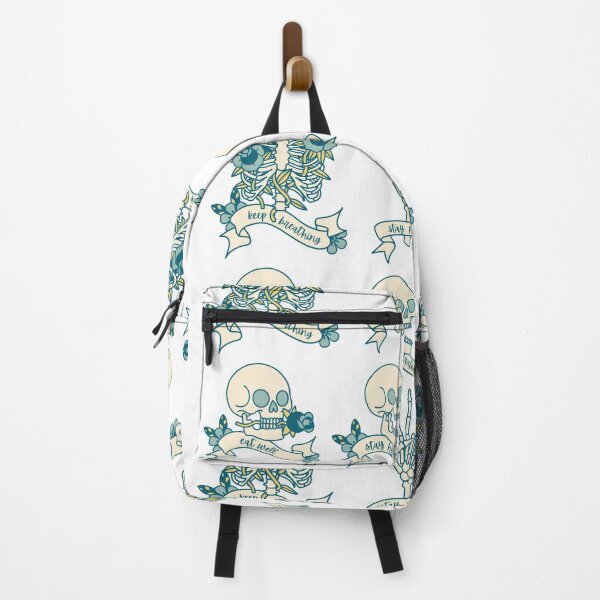Item preview, death and self care skull designed and sold by TheFirstMayDay.