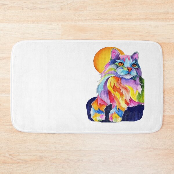 Item preview, colorful cat designed and sold by THE AMERICAN TEEVANGELIST.