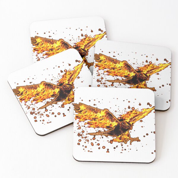 Item preview, bird, fire bird, eagle, hawk, fire eagle, art bird, art designed and sold by Viktoriia Trubiichuk.