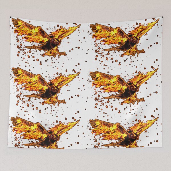 Item preview, bird, fire bird, eagle, hawk, fire eagle, art bird, art designed and sold by Viktoriia Trubiichuk.