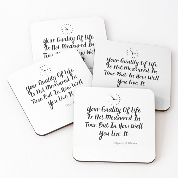 Item preview, Your Quality Of Life-Black Text designed and sold by Trendi61.