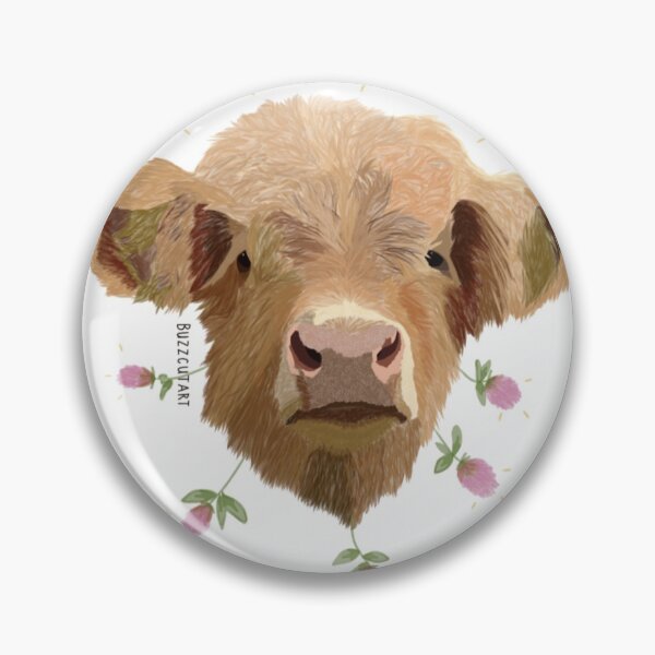 Artikelvorschau, Highland Red Cow entworfen und verkauft von buzzcutart.