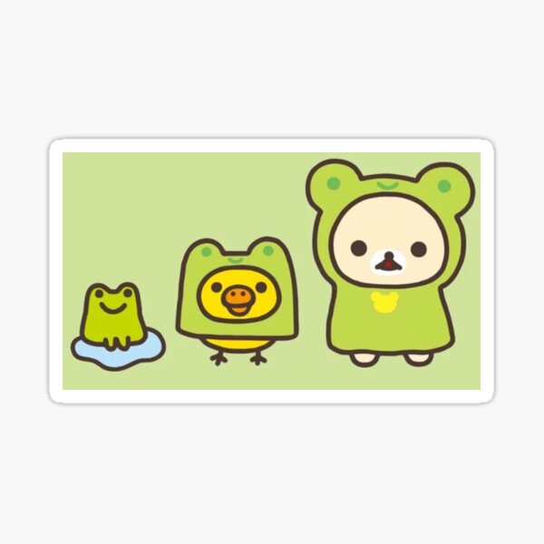 Rilakkuma Shiny Stickers - Flower Tea Time – Cute Things from Japan