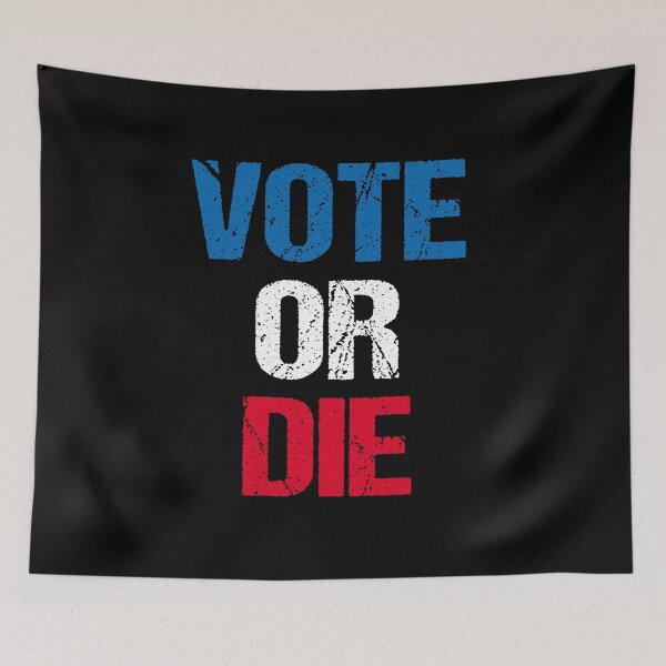Item preview, VOTE OR DIE designed and sold by Andrea Lina.