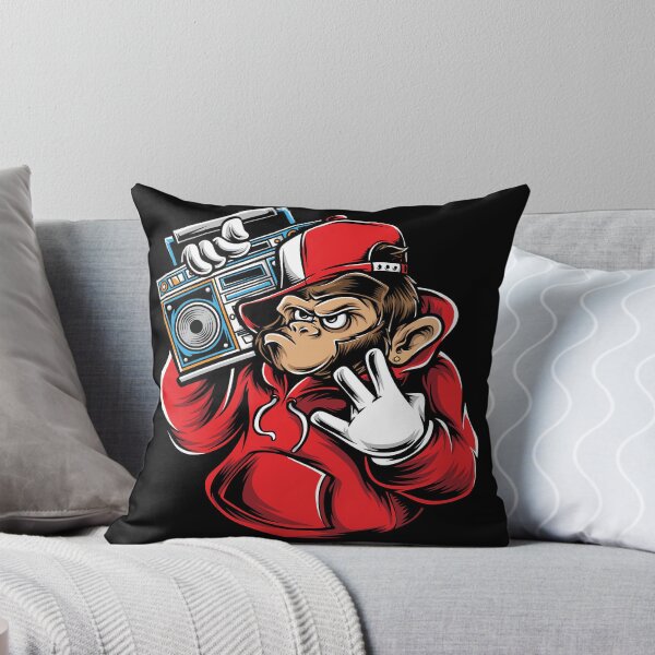 Item preview, Beat-box-monkey-illustration designed and sold by popotamfriends.
