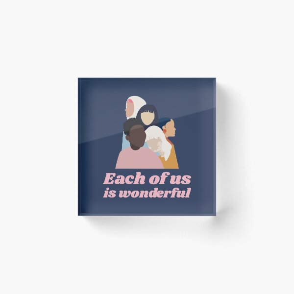 Item preview, Each of us is wonderful. designed and sold by alexandrutarcan.