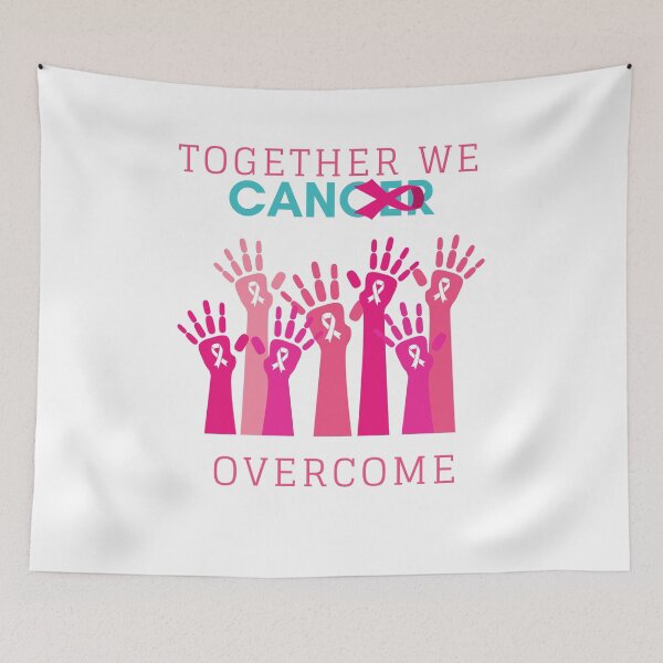 Item preview, Awesome " Together Cancer Overcome " Designes designed and sold by Best-art.