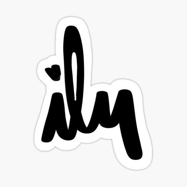 I love you Sticker