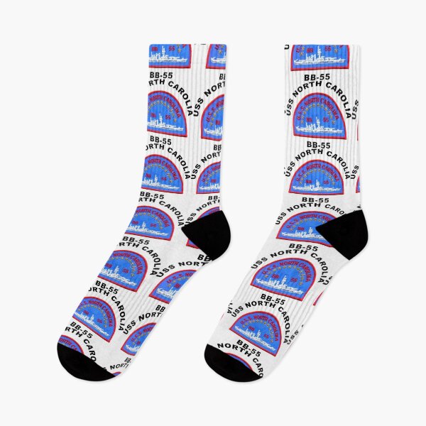Item preview, USS North Carolina (BB-55) Crest designed and sold by Nikki SpaceStuffPlus.
